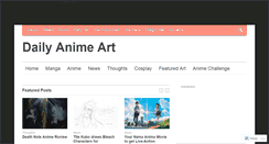 Desktop Screenshot of dailyanimeart.com